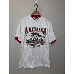 Vintage Test Print Shirt Signal AZ Arizona Sedona CO Colorado 1990s VTG 90s L